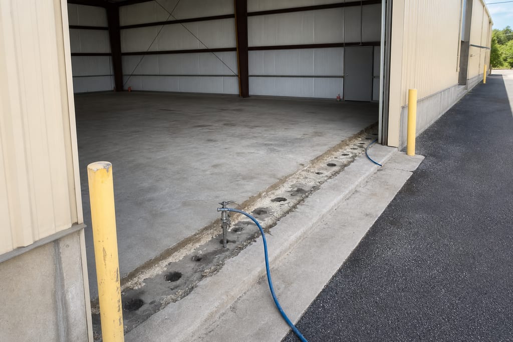 Warehouse Slab Repair photo